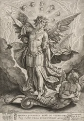 St Michael triumferer over dragen, 1584