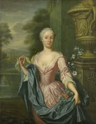 Portrett av Claudine van Royen (født 1712), kone til Pieter Teding van Berkhout