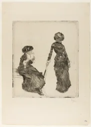 Mary Cassatt ved Louvre: Det etruskiske galleriet