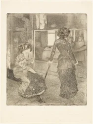 Mary Cassatt ved Louvre: Det etruskiske galleriet