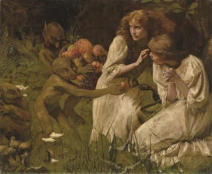 Goblinmarkedet (olje på lerret)