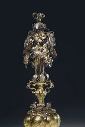 Medingen Minerva Cup, ca. 1650 (sølv og sølv)