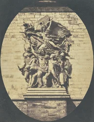 [Detalj av quot;The Departure of 1792 (eller La Marseillaise)quot; av François Rude, Arc de Triomphe]