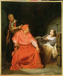 Joan of Arc (1412-31) Forhørt av kardinalen av Winchester, ca. 1824