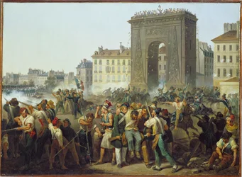 Kampene ved byporten til St. Denis 28. juli …