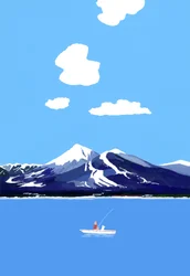 Fjell og innsjøer