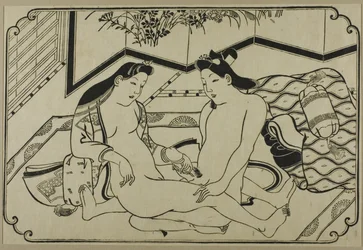 Et ark fra et shunga-album
