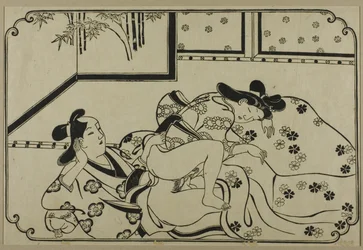 Et ark fra et shunga-album