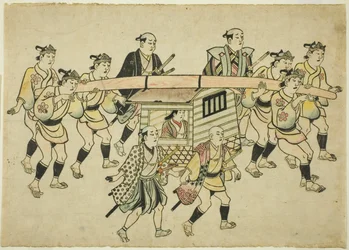 Prosesjon av en Daimyo