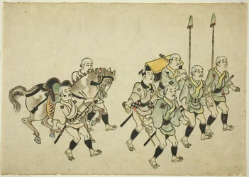 Prosesjon av en Daimyo
