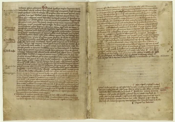 Versberetning om Magna Carta i Chronicle of Melrose Abbey, 1270-tallet