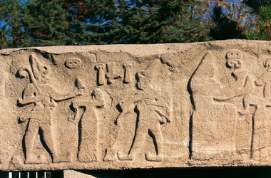 Basrelieff fra Kultepe (Kanesh), Kappadokia, Tyrkia, hettittiske sivilisasjon, 3. årtusen f.Kr.