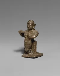 Seated female, c.14th–13th century BC (silver)