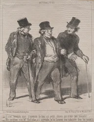 Aktualitet nr. 7: Det ser ut til at jeg legger merke til en liten hund der som ikke har munnkurv!..., 1852.