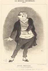 Henri Monnier (rollen som Joseph Prudhomme)