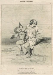 Hippolyte spekket av Amor