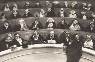 The Legislative Belly av Honore Daumier, 1834