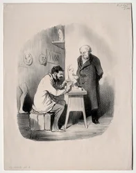 The Artists, plate 2: Du må modellere meg på denne måten en dag, 1848.