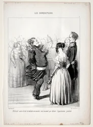 The Banqueters, plate 5: Rifolard åpner ballen
