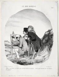The Good Bourgeois, Plate 23: Men ja, min kjære, jeg forsikrer deg om at denne herren tegner..., 184