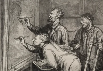 The Painters: The Last Stroke of the Brush, utstilling fra 1868.