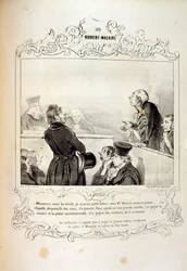 illustrasjoner om ideer og legender Philipon under tittelen Les Cent og Robert Macaire