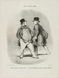 «- Vokt deg, min venn, for den lille baronen ... jo mer du kler ham, desto mindre trygg vil du være», plate 49 fra Tout Ce Qu#39;on Voudra