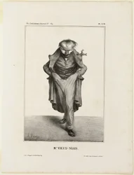 Herr Old-Fool, plate 278 fra Celebrities of Caricature