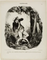 Ganske pinlig å ikke huske hvor man har gjemt ulvefellene, plate 44 fra Pastorales