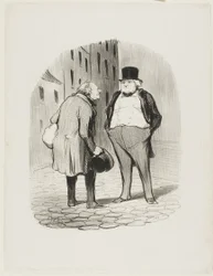 Borgermannen og skredderen hans, plansje 5 fra Les Bons Bourgeois
