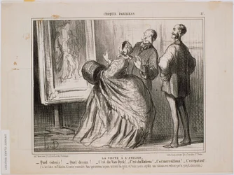 Parisiske skisser: Besøket i atelieret: For en koloritt! For en tegning! Det er Van Dyck