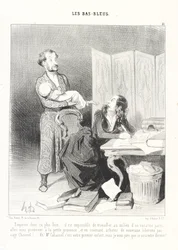 Ta det lenger bort ... det er umulig å arbeide midt i et slikt bråk ... gå en tur i det lille Provence, og kjøp nye tåteflasker i Passage Choiseul på vei tilbake! ... Å! Herr Cabassol, det er deres første barn, men jeg