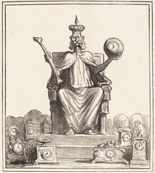 Honore Daumier, "" Etterfølger av Charlemagne""