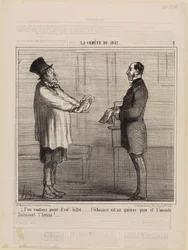 Jeg vil ikke ha billetten deres (Kometen fra 1857, plansje 2)