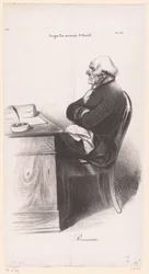 Karikatur av Jean-Joseph Rousseau