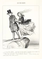 Å, min forgudede Victor ... Jeg får en poetisk idé!! La oss kaste oss sammen og straks fra toppen av denne grå klippen ned i havets blå bølger! ... Drukne oss i havet! ... Vi skal tenke over det, Anastasie, ... jeg insisterer på å gå lenger ned