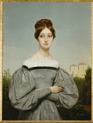 Louise Vernet, datter av kunstneren …