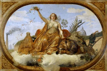 Fredstakmaleri, Salle des Pas Perdus, 1839-1847.