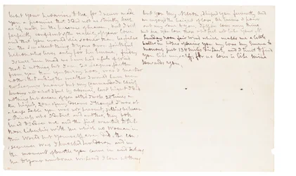 Autografbrev til Lady Hamilton, n.p. [Foudroyant til sjøs]