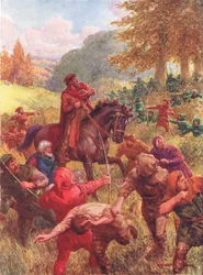 The Rescue of Sir Richard of the Lea, illustrasjon fra 