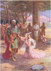 Prinsessen henvendte seg til faren, fra 