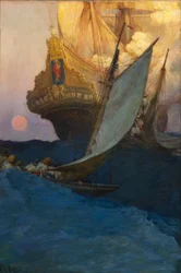 Et angrep på en galleon