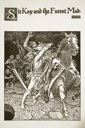 Sir Kay and the Forest Madman, illustrasjon fra 