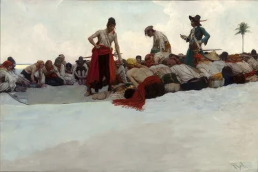 Så ble skatten delt