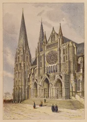 Vår Frue av Chartres (fargelitografi)