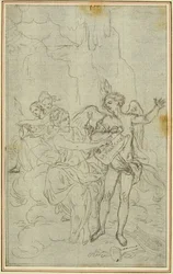 Studie: Vignett-frontispiece til Lucains «La Pharsale»