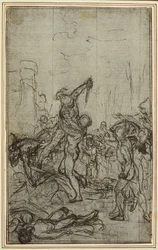 Studie for Lucains quot;La Pharsalequot;, Canto IV