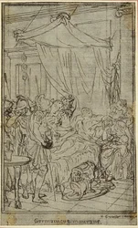 Studer en illustrasjon i Tacitus#39; «Tiberius, eller de seks første bøkene i annalene» bok II, bind 1