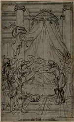 Studer for en illustrasjon i Tacitus#39; «Tiberius, eller de seks første bøkene i annalene», bok VI, bind 3, avsluttende studie