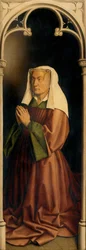 Portrett av Lysbette Borluut, panel fra utsiden av Ghent-altertavlen